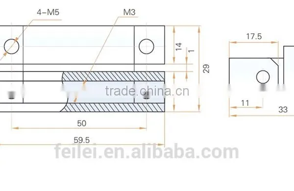 Zhejiang Manufacturer Door Locks Hinge With Zinc Plated photo-5
