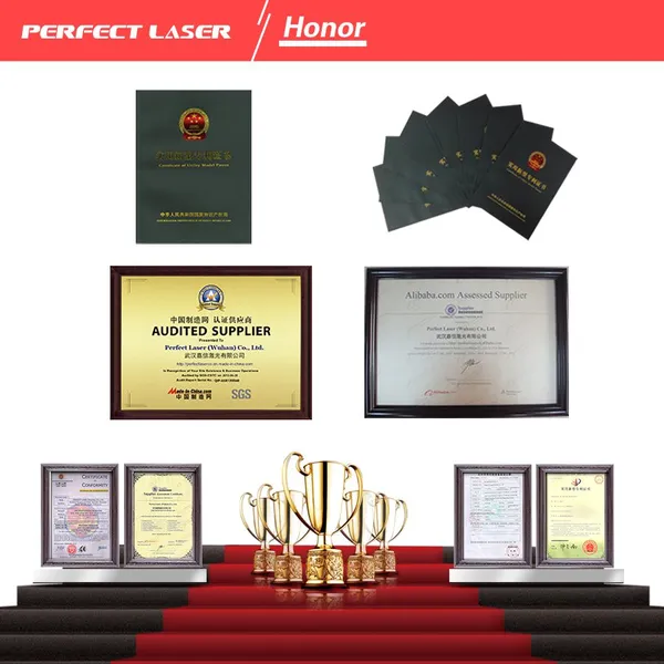 Perfect Laser 50w 100w Large Size Keyboard Metal Sheet Fiber Laser Marking Marker Machine for Logo photo-5