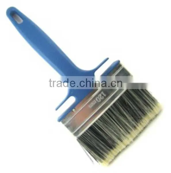 Polished Plastic Handle Pure White Boiled Bristle Painting Brush Industrial Brush Cleaning BBQ Tool All Size Set Paint Brush