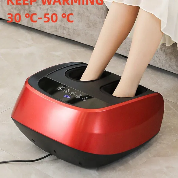 Shiatsu Foot Massager With Heat, Kneading and Air Compression MH-807Red photo-2