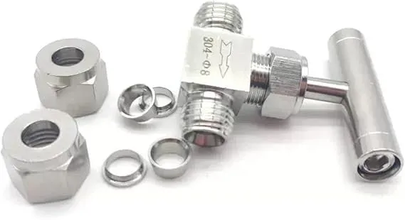 High Pressure Double Ferrule Straight Needle Valve – 316 SS, 6000 PSI for Chemical & Petrochemical photo-2