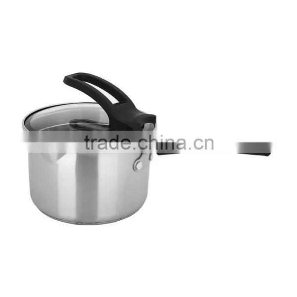 Capsuled Bottom Cookware Aluminium Cooking Pots Stainless Steel Stock Pots for Cooking photo-2