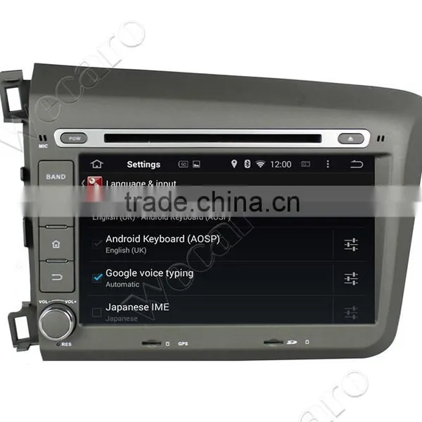 Wecaro Android 4.4.4 Car Gps Navigation System China Factory 8" for Honda Civic Car Dvd Player Mirror Link 2012 2013 photo-6