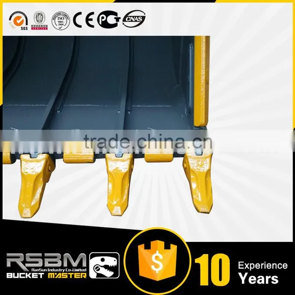 HOT Product HARDOX500 NM400 ISO-certified Excavator Reinforced Bucket for 1-80t Excavator photo-5