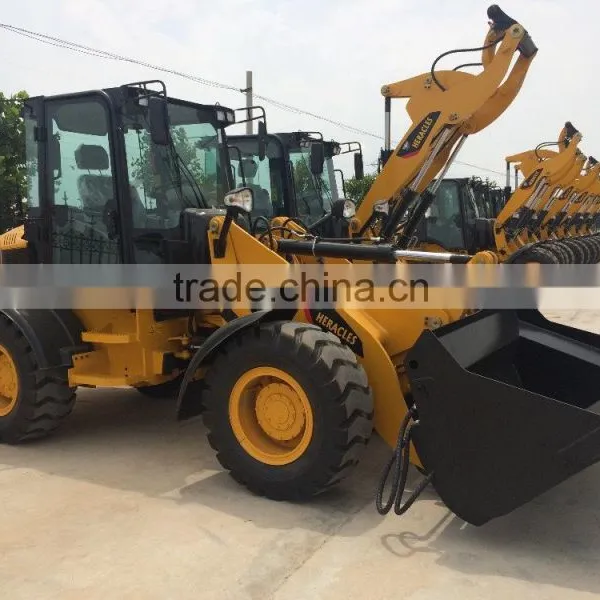 China 2tons Mini Wheel Loader With 4in1 Bucket and High Dump Bucket for Sale