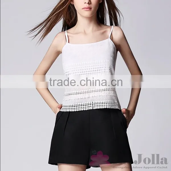 2016 Summer Fashion Lady False Lace Macrame Ladies Camisole 150