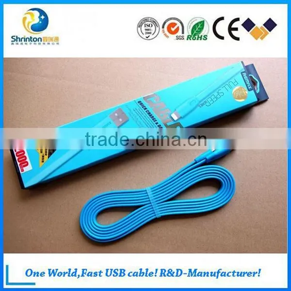 2.1A Full Speed Usb Charge Data Sync Remax Cable for Iphone5 5s 5c 6 6s Plus photo-3
