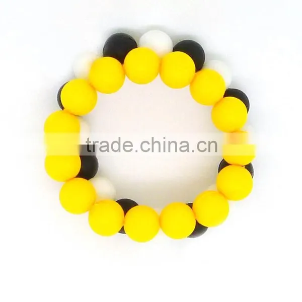 FDA Approved Silicone Bead Bracelet/cheapest Silicone Bracelets photo-3