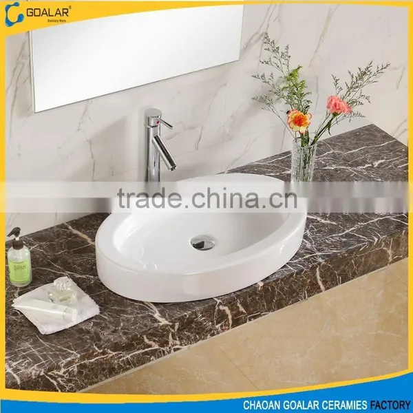 2015 Hot Product Art Basin Bathroom Basin Ceramic Wash Basin