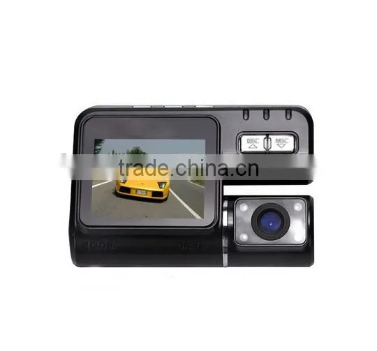2.0 TFT HD Car DVR With Dual Camera IR Night Vision G-sensor + 120 Wide Angle Lens X2 Remote Control Car Camcorder Quality Choice photo-2