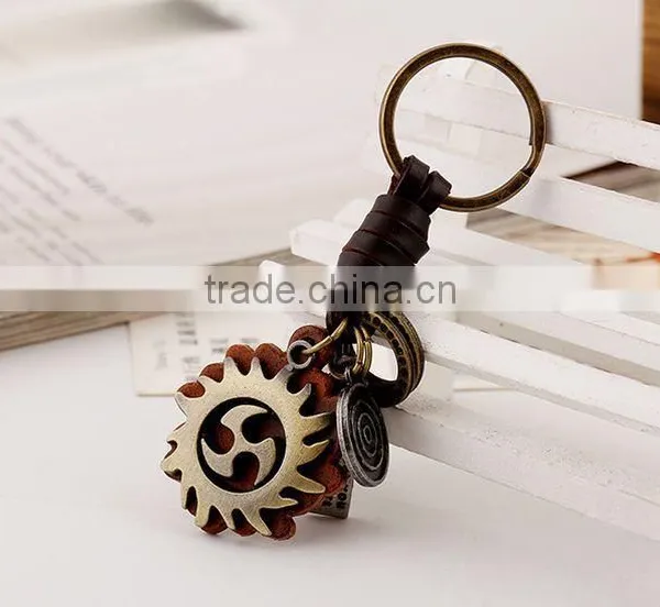 2015 Yiwu Factory Direct Sale Punk Shaped New Design Keychain With Metal Pendant photo-3