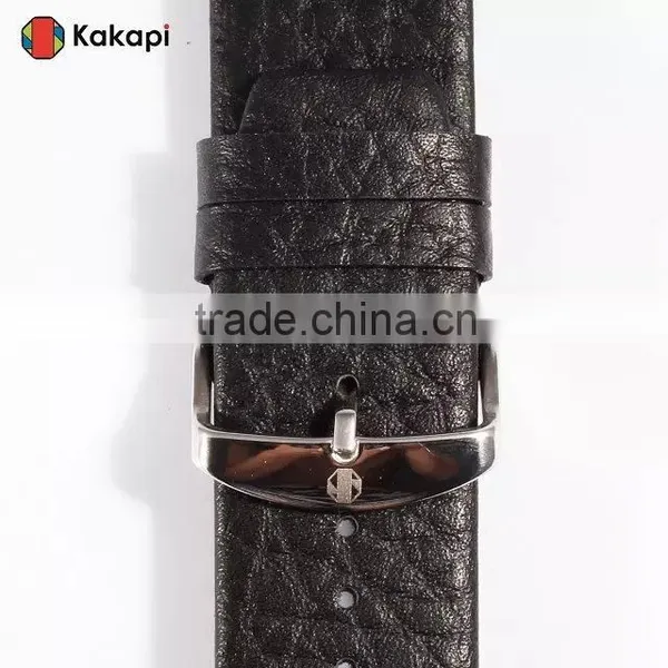 Kakapi Single Buckle Genuine Leather Watch Band Wrist Strap With Watchband Converter For 42MM Apple Watch MT-3909 photo-3
