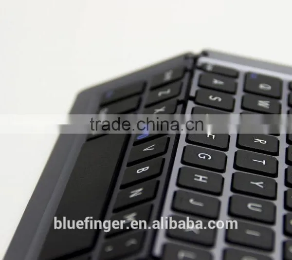 Wholesale Aluminum ABS Tablet Portable Bluetooth Foldable Keyboard for IPad,iPhone,smart Phoens photo-5