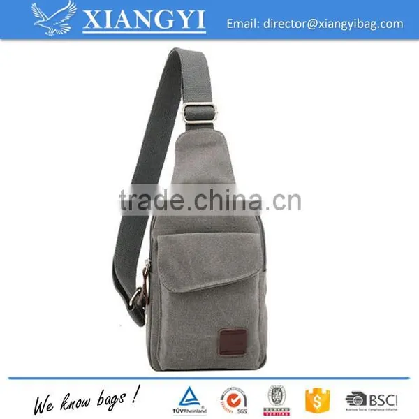 Canvas New Chest Pack Triangle Waist Bag Shoulder Handbag Hiking Outdoor Messenger Bag photo-5