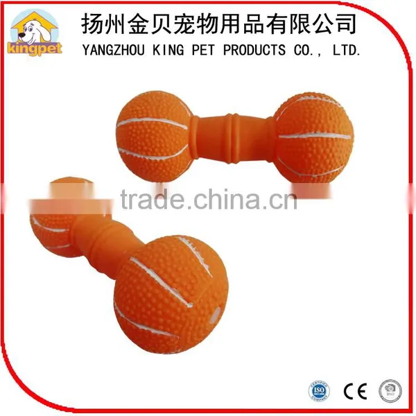 Eco Friendly Rubber Pet Barbell Dog Chew Toy for Training photo-4