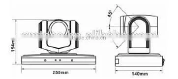 SVC-HDC08 HD Color Video PTZ Camera Fixed Lens, HDMI, HD-SDI Interface Video Conferencing Camera photo-2