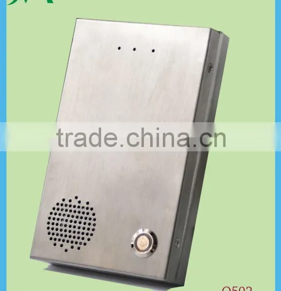Apartment door phone with audio intercom system