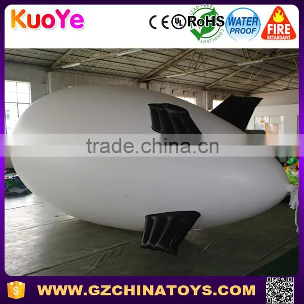 Plain White Advertising Airship Inflatable Helium Blimp for Display photo-2