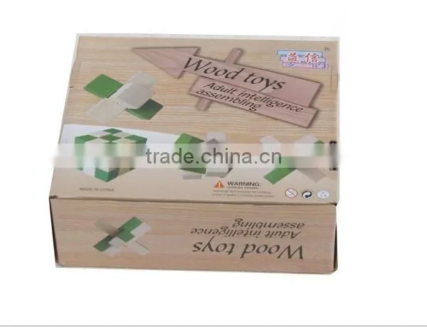 3d Block Puzzle Diy Wooden Toy,maze Ball Game Puzzle Intelligent Toy photo-2