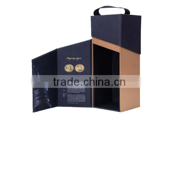High Quality Paper Wine Gift Box,leather Wine Box photo-3