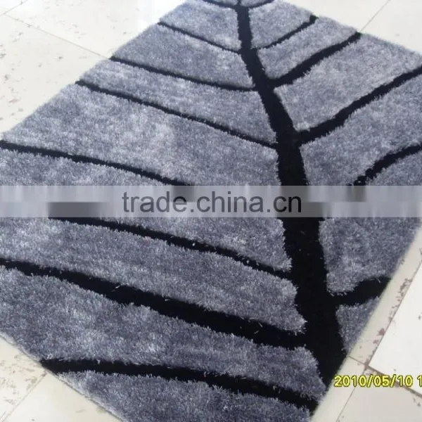 Silk Modern Flower Polyester Carpet Bed Mat photo-5