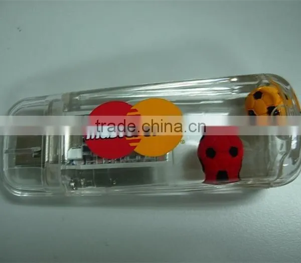 Aqua Usb Flash Disk Pen Drive With Customized Floater photo-6