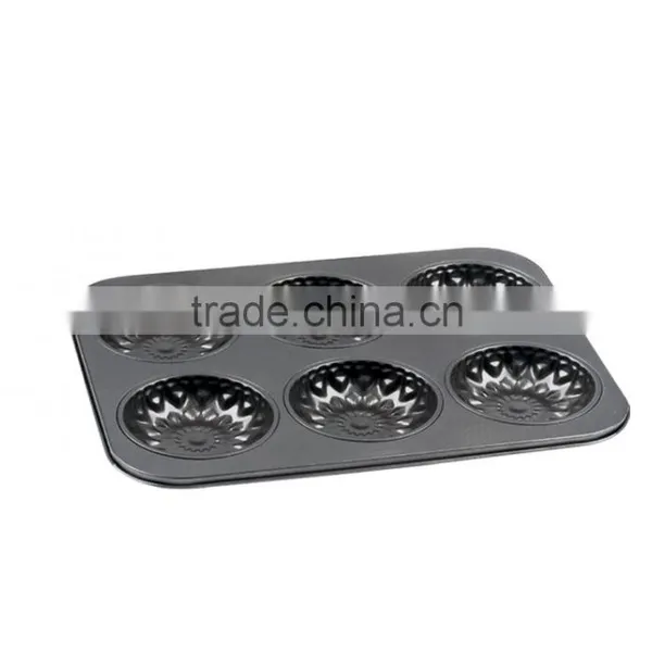 Bakeware Carbon Steel Cake Pans of Muffin Pan With 6 Cups photo-6