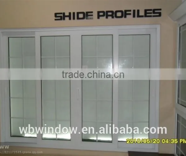 French Double Glazed PVC/UPVCserise Patio Sliding Glass Doors,sliding Apartment Doors, Windows and Doors photo-2