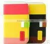 Booklet PU Leather Mobile Phone Case for S4(i9500)