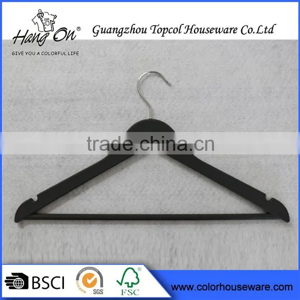 Black Wooden Hangers Luxury for Clothes photo-2