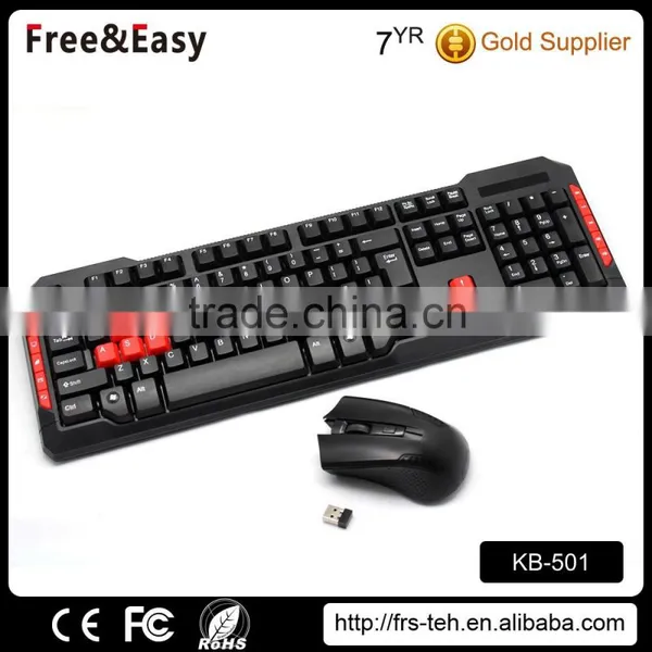 2.4gGhz Wireless Type and Stock Products Status Wireless Keyboard and Mouse Combo photo-2