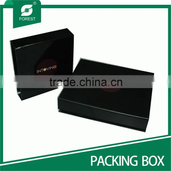 MEDIUM BLACK CARDBOARD HAIR EXTENSION PACKAGING BOX WITH CUSTOM LOGO Quality Choice photo-4
