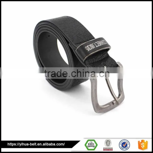 Wholesale Custom Fashion Antique Silver Men Belt Leather