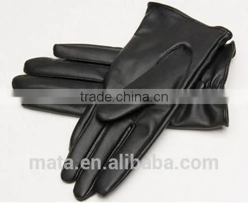 Hot Selling Outdoor Winter Warm PU Leather Touch Screen Gloves For Ladies photo-2