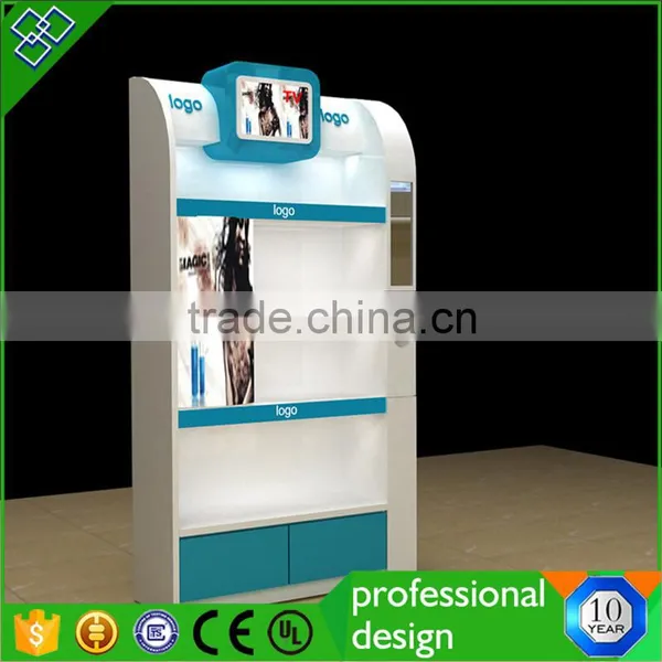 High End Cosmetic Display Stand Shelves,Store Make Up Display Cabinet Equipment photo-4
