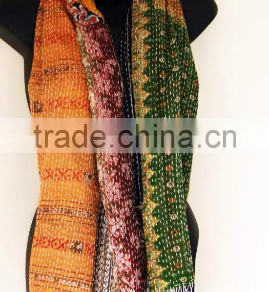 Women Wear Western Kantha Stole photo-2