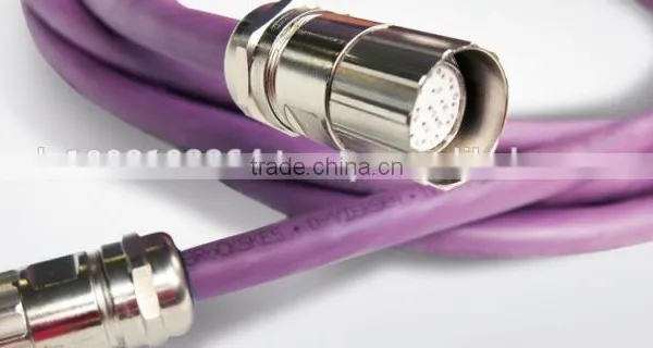 This Multi Bus Cable With PUR Outer Sheath, Moulded Socket, and Male Connector is Especially Suited for Robots.
