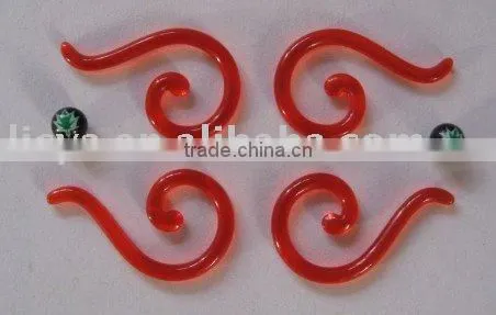 Body Jewelry,UV Spiral Plug