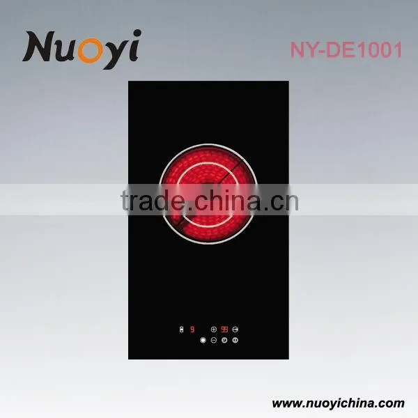 Convenient Black Ceramic Panel Large Induction Cooker With Knob Control photo-2
