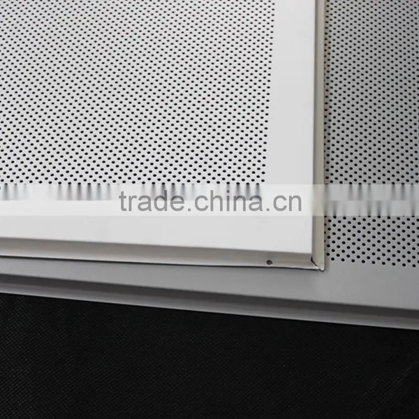 Fire Proofing Perforated Aluminum Sheet False Ceiling Tiles 600x600 mm photo-6