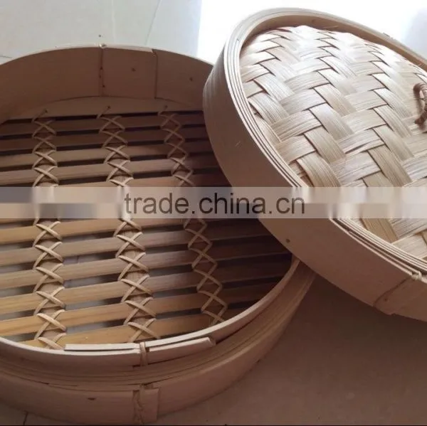 Hygienic Natural Chinese Bamboo Bun Steamer photo-4