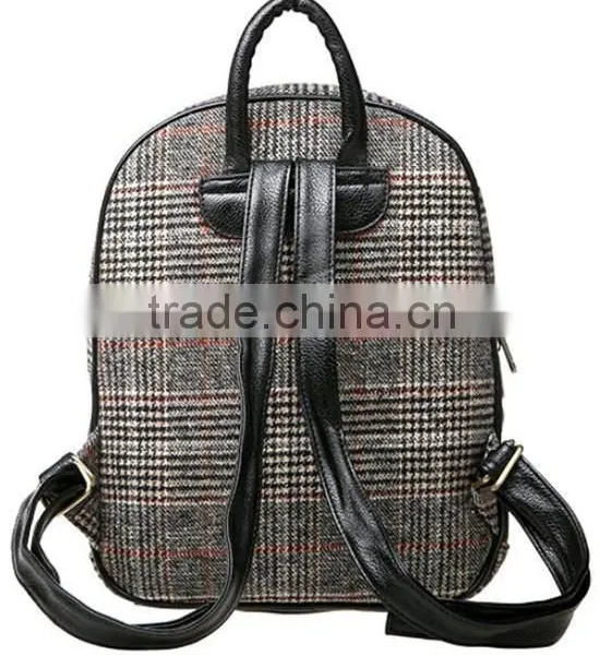 2015 New Casual Canvas Backpack for College Girls photo-3