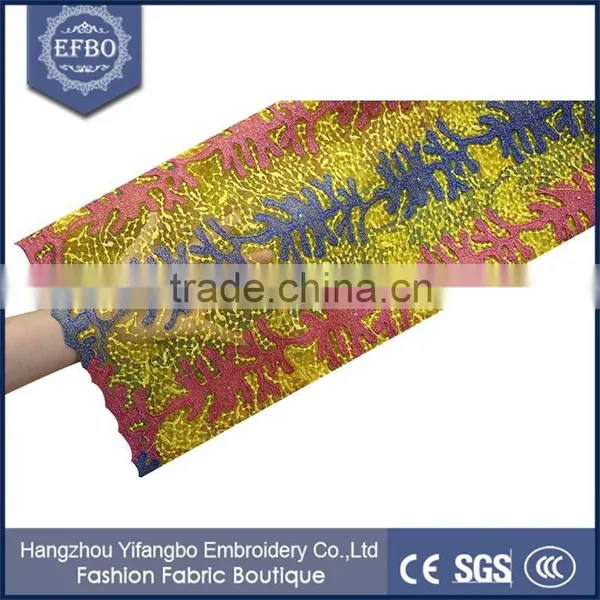 New Design French Lace Wholesale Embroidery Fabric for Evening Dresses photo-2