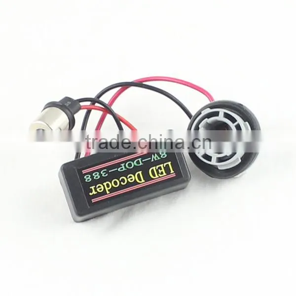 1156 LED Decoder No More OBC Warning Fix Hyper Flash, BA15S LED Warning Canceller , NO FREE ERROR Decoder photo-2