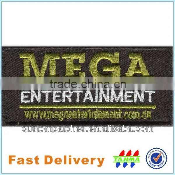 Woven Tags/ Custom Letters Woven Labels for Hats Quality Choice