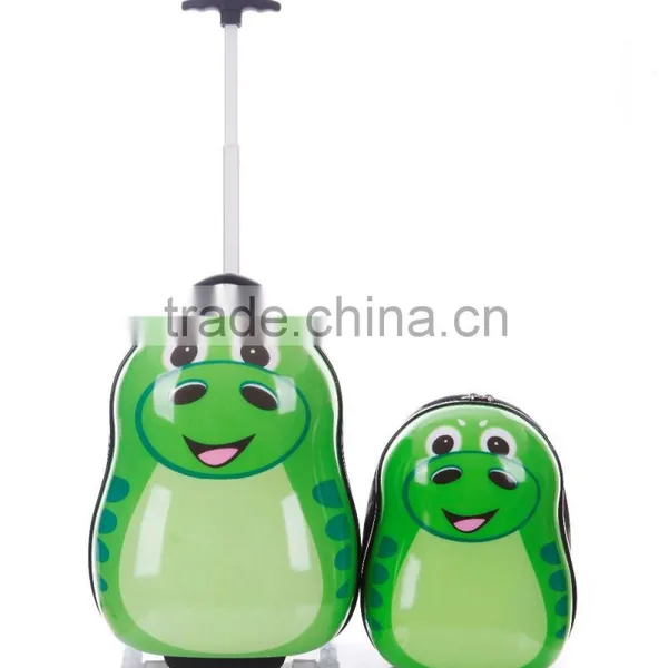 Super Cool Panda Shape Design Walking Kids Suitcases And Backpack Set China Factory Wholesale