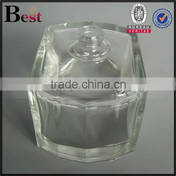 100ml Best Quality Glass Perfume Bottle, Short Flat in Shape photo-3