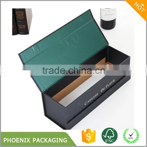 Luxury Single Bottle Red Wine Box Paper Cardboard Wine Box photo-2