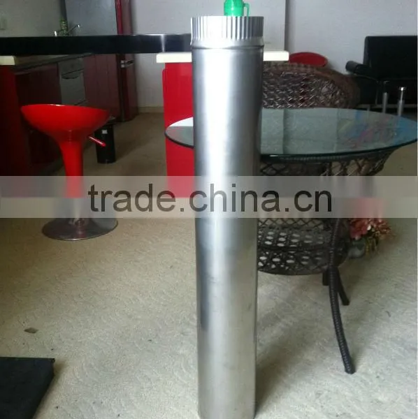 CE and Painting Galvanized Chimney Pipe Single Wall Chimney Pipe for Wood Burning Stove photo-2