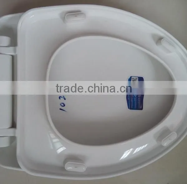 1027 Toilet Seats; Elongated Just-Lift Toilet Seat, White photo-3